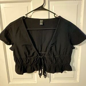SHEIN Black Women's Top